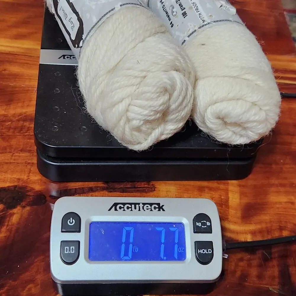 6 Skeins Yarn 100% Virgin Rug Wool Vintage Made USA 100 G 3.5 Oz 70 Yards